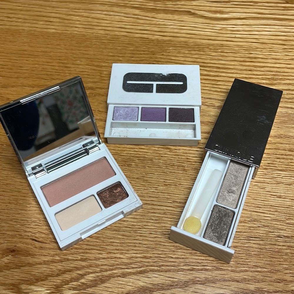 Clinique Eye Shadow Compacts and blush